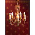 Luxe hanglamp met 5 kaarsen