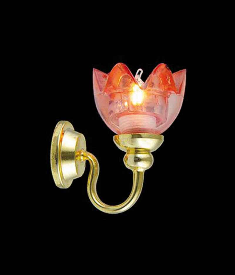 Lily wandlamp Rood