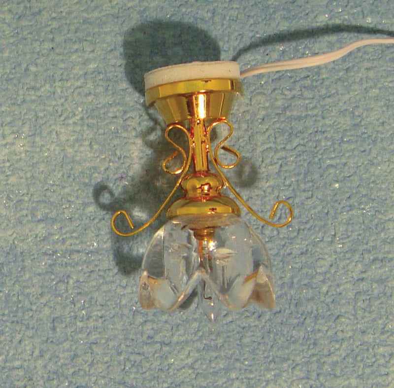 Lily hanglamp, licht glas