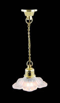 Hanglamp met licht glas