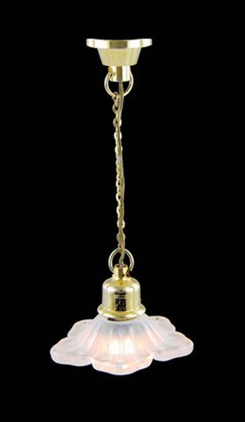 Hanglamp met licht glas