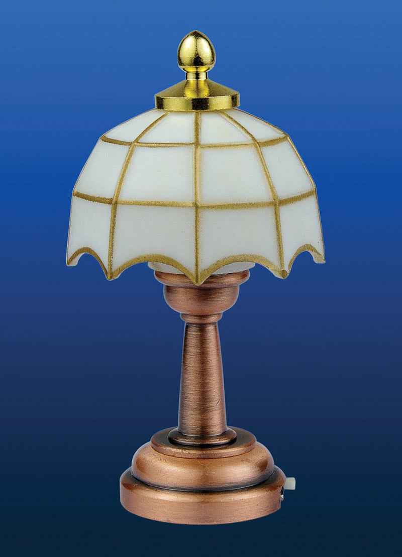 Witte Tiffany tafellamp LED