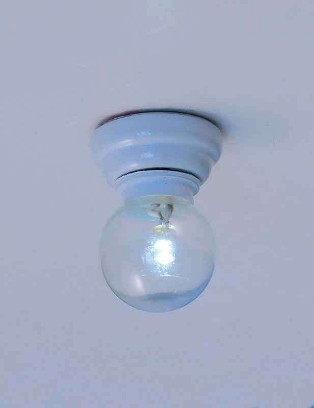 Witte plafond bol (LED)
