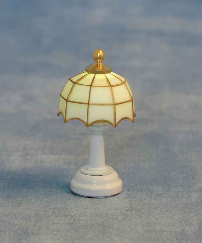 Witte Tiffany tafellamp (LED)