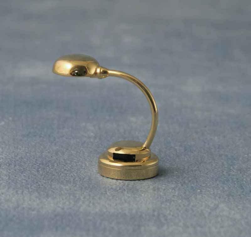 Messing burolamp, LED