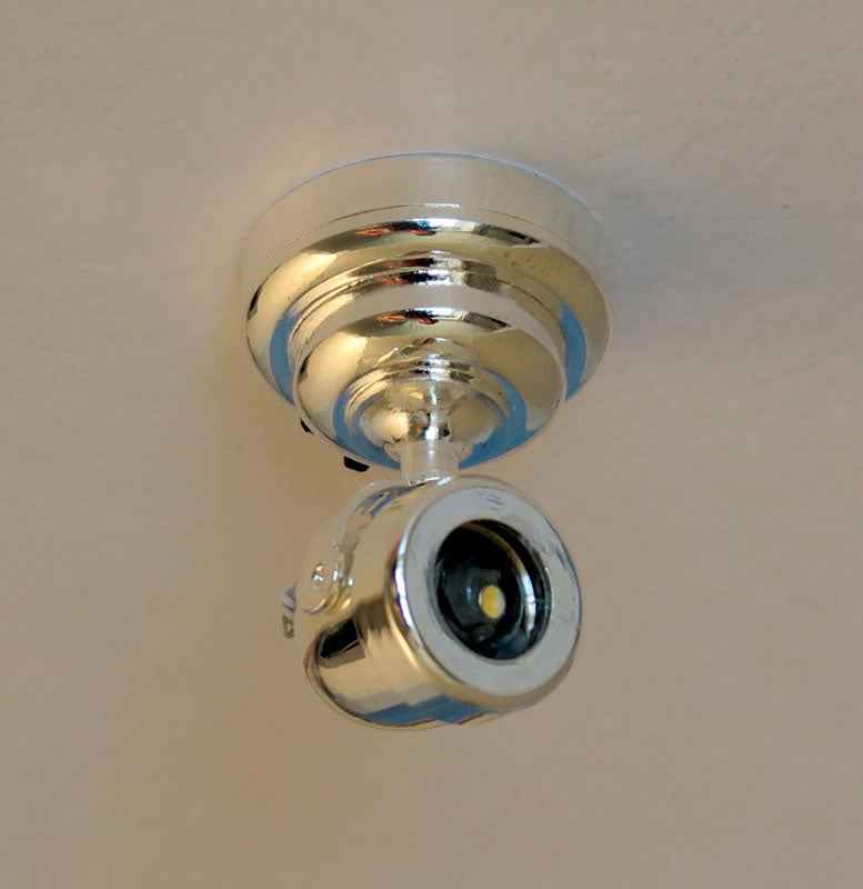 Zilveren spot (LED)