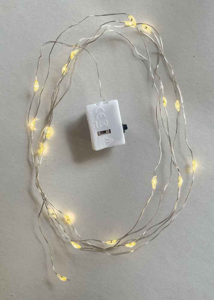 String met 20 witte LED lampjes