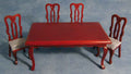 Eetkamertafel, 4 stoelen