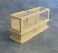 Toonbank met glas, creme