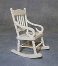 Witte schommelstoel