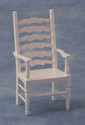 Witte stoel met leuningen