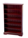 Boekenkast met 6 planken, mahonie