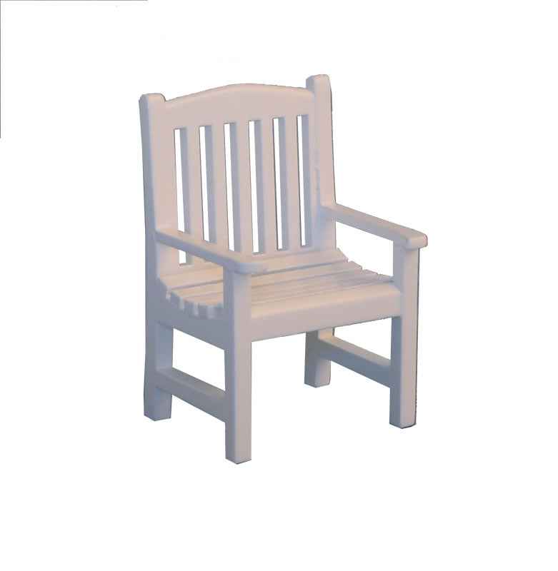 Witte tuinstoel