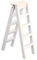 Houten trapje wit