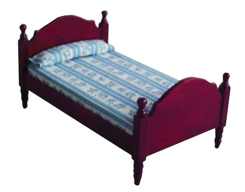 1-Persoonsbed mahonie