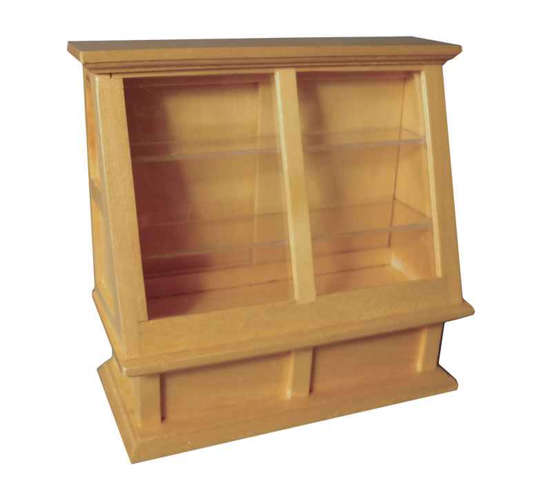 Winkel toonbank blankhout