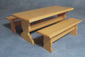 Keukentafel met banken