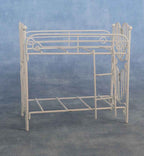 Wit metalen stapelbed