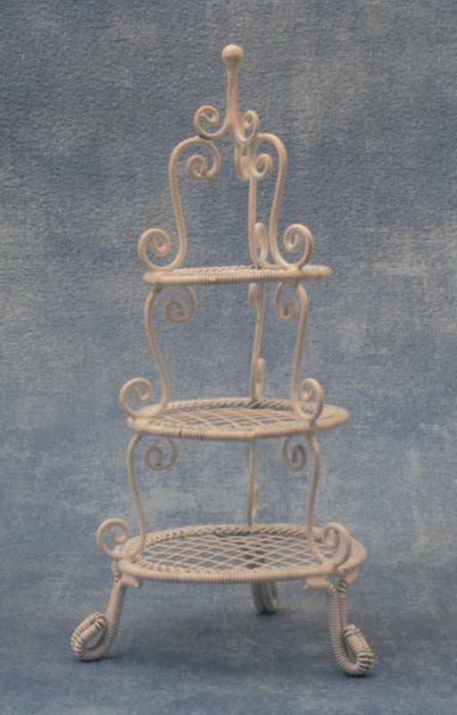 etagere wit metaal 3 laags