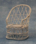 Witte kuipstoel