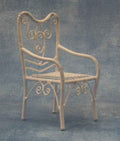 Witte tuinstoel