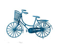 Blauwe fiets