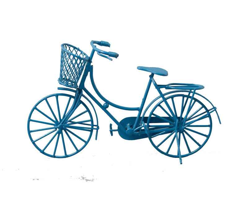 Blauwe fiets