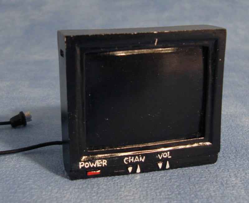 TV, Zwart, Resin