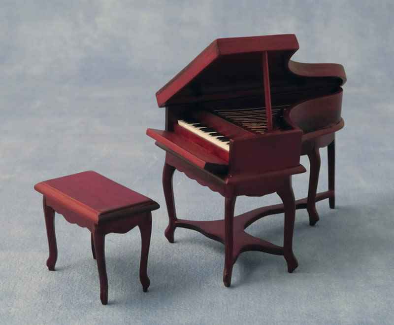 Piano met kruk