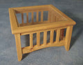 Salontafel met glasplaat