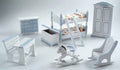 Blauwe kinderkamer set