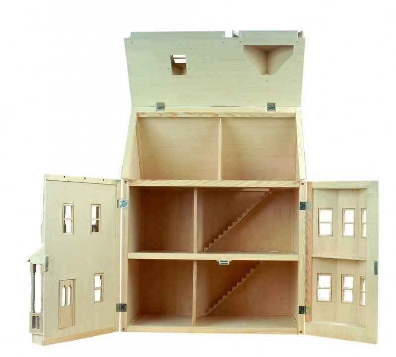 Asburton Poppenhuis, ongeschilderd