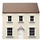 Yellow Cottage Poppenhuis, blankhout