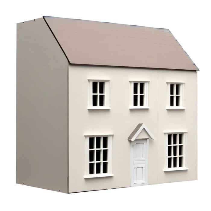 Yellow Cottage Poppenhuis, blankhout