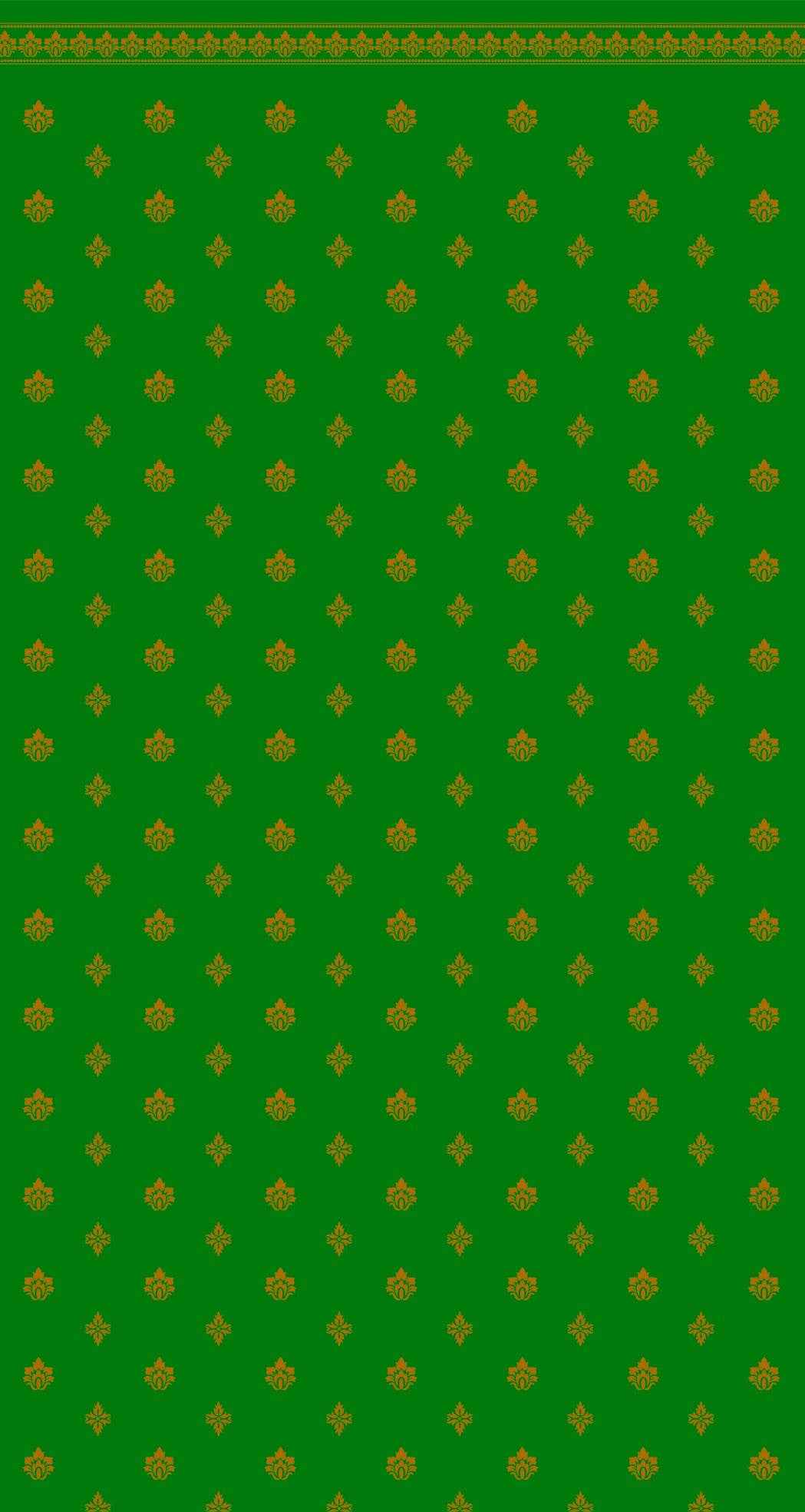 Behang Groen & Ivory