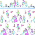Behang 'kindereen' wit
