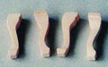 Stoelpoten, 4 stuks