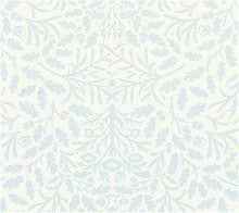 Behang Blauw en wit