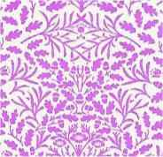 Behang roze en wit