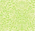 Behang Groen en creme