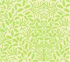 Behang Groen en creme