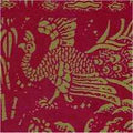 Behang Goud en Rood