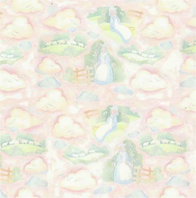 Behang Bo Peep Nursery Paper