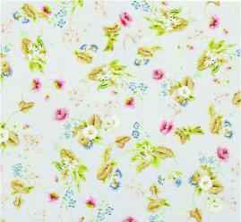 Behang Rococo Silk Paper Blauw