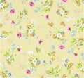 Behang Rococo Silk Paper Corn