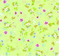 Rococo Behang Silk Paper Groen