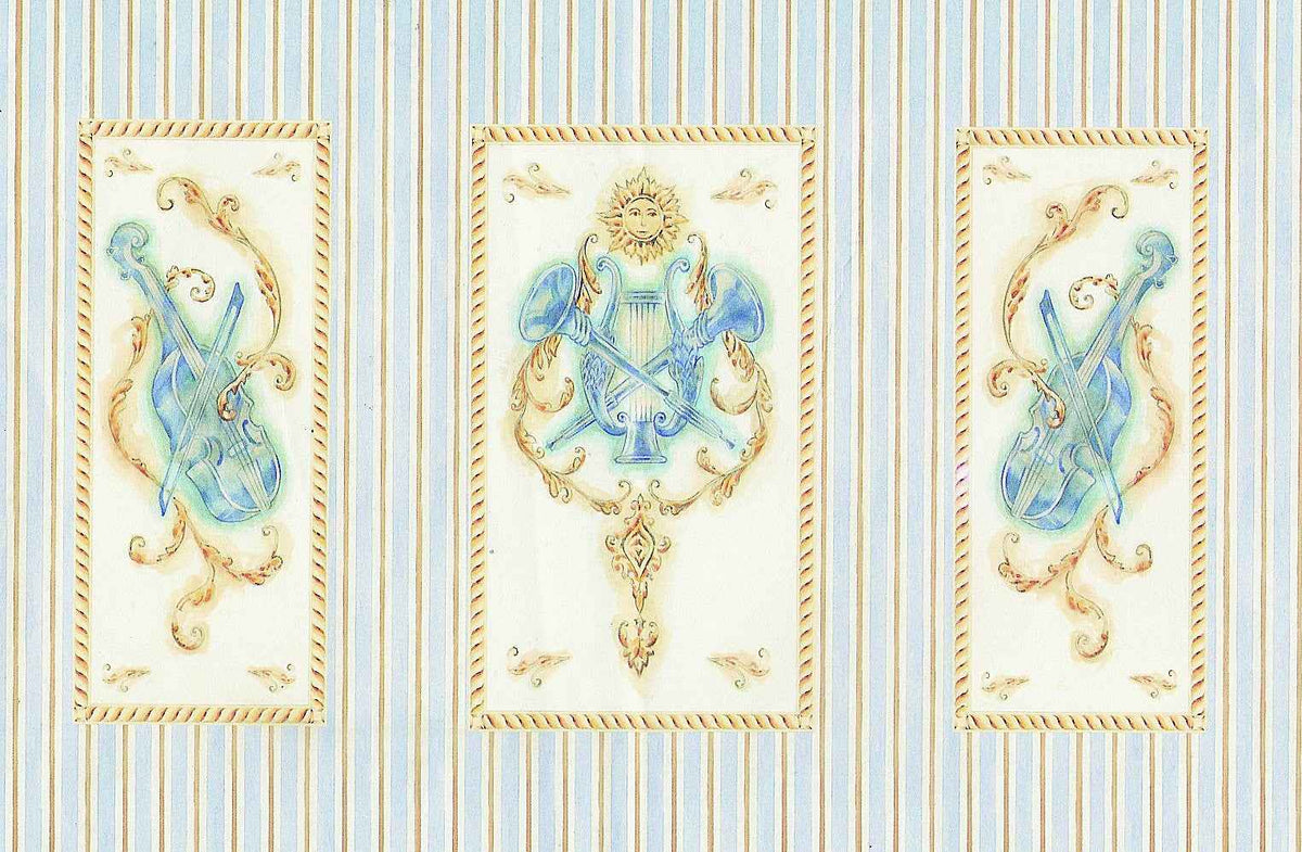 Behang Music Room paper