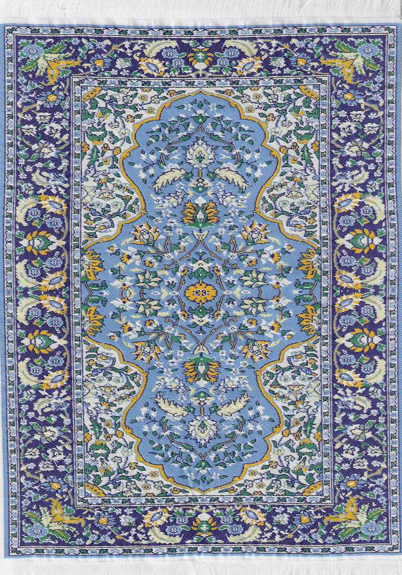 Vloerkleed blauw 31cm x 20cm