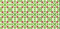 Mosaic vloer bloemen patroon