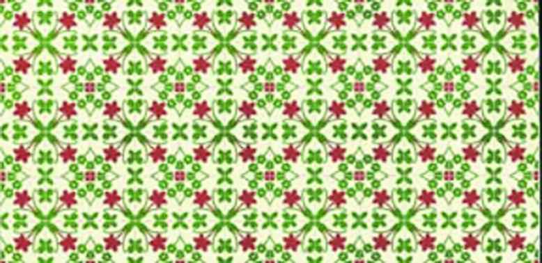 Mosaic vloer bloemen patroon